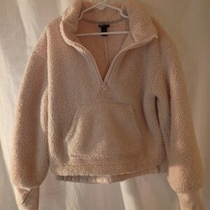 All in Motion Cream Fleece Pullover